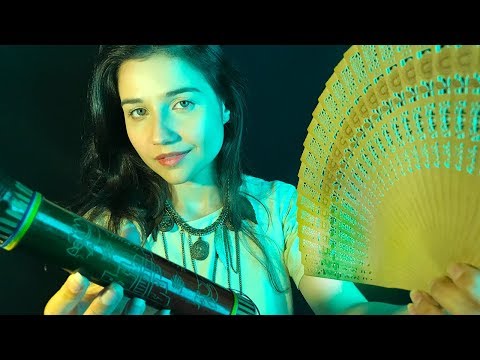 ASMR História para VIAJAR no TEMPO e ESPAÇO 🌀 Floresta + Índia vibes para te inspirar e relaxar