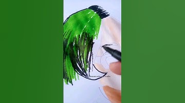 drawing Billie Eilish in ✨1 min vs. 1 hours ✨ 😲😭*hEcTiC tWErKiNg* | Poonam arts and crafts #art