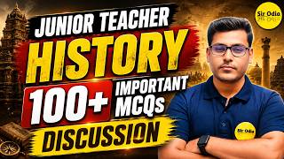 JUNIOR TEACHER HISTORY Marathon 🔥 100+ Important MCQs Discussion | By - Debi Sir