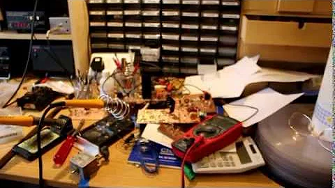 QRP CW ham transmitter - part 1