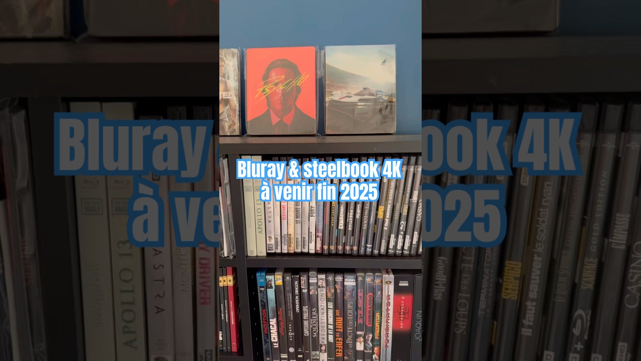 LES PROCHAINES SORTIES DE BLU-RAY & STEELBOOK 4K ! 