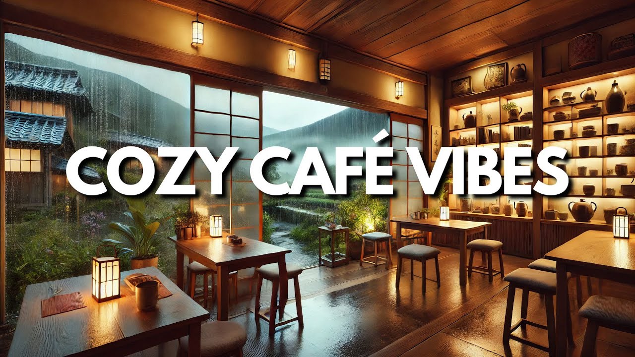 Rainy Day Café ☕ Cozy Café Vibes 🎧 Lofi Chillhop for Study, Sleep & Stillness [LIVE]