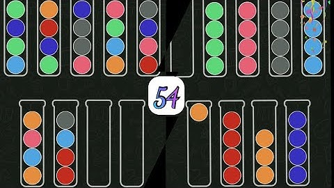 Ball Sort Puzzle Game Level - 54 Walkthrough Android Gameplay | Puzzle Games