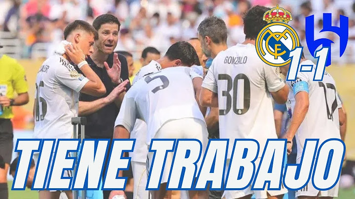 REAL MADRID 1-1 AL-HILAL: ESTE EQUIPO SIGUE SIENDO UNA RUINA
