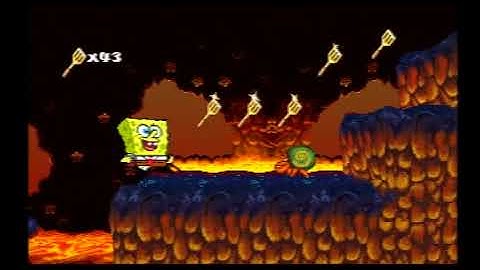 SpongeBob SquarePants SuperSponge (PS1) (9) Lava Fields