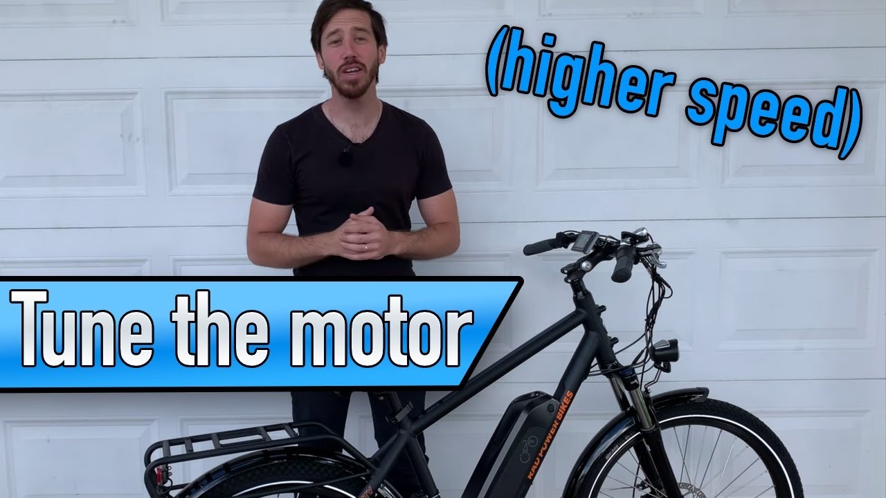 How to increase speed of a Rad Power Bike e-bike (DeRestrict