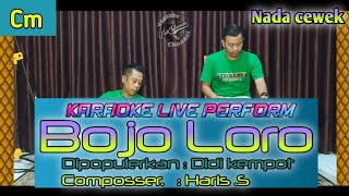 Bojo Loro karaoke (Didi kempot) nada cewek Cm