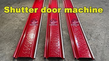 Rolling shutter door machine | rolling shutter machine price | roll forming machinery