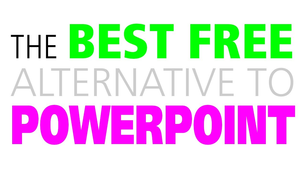 best free alternative to powerpoint adobe slate youtube