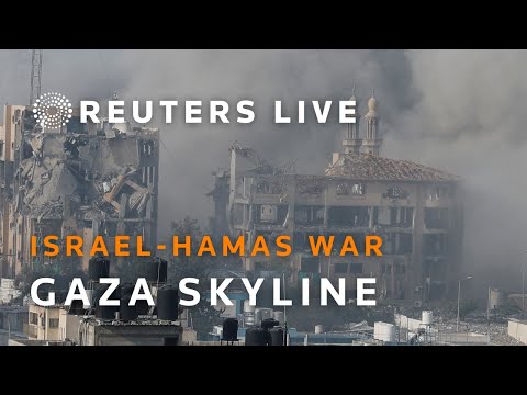 Live: Watch the Gaza skyline after Hamas launched rockets into Israel