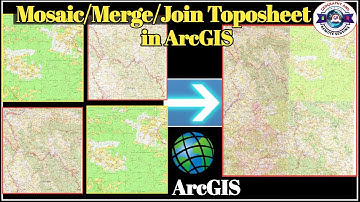 How to Mosaic Toposheet in ArcGIS | Merge Maps in ArcGIS | Toposheet Mosaic Tutorial |