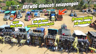 BREWOG dibacoti se lapangan ditantang battle,katanya mau dicukur brewognya,,lama' panas juga 😂