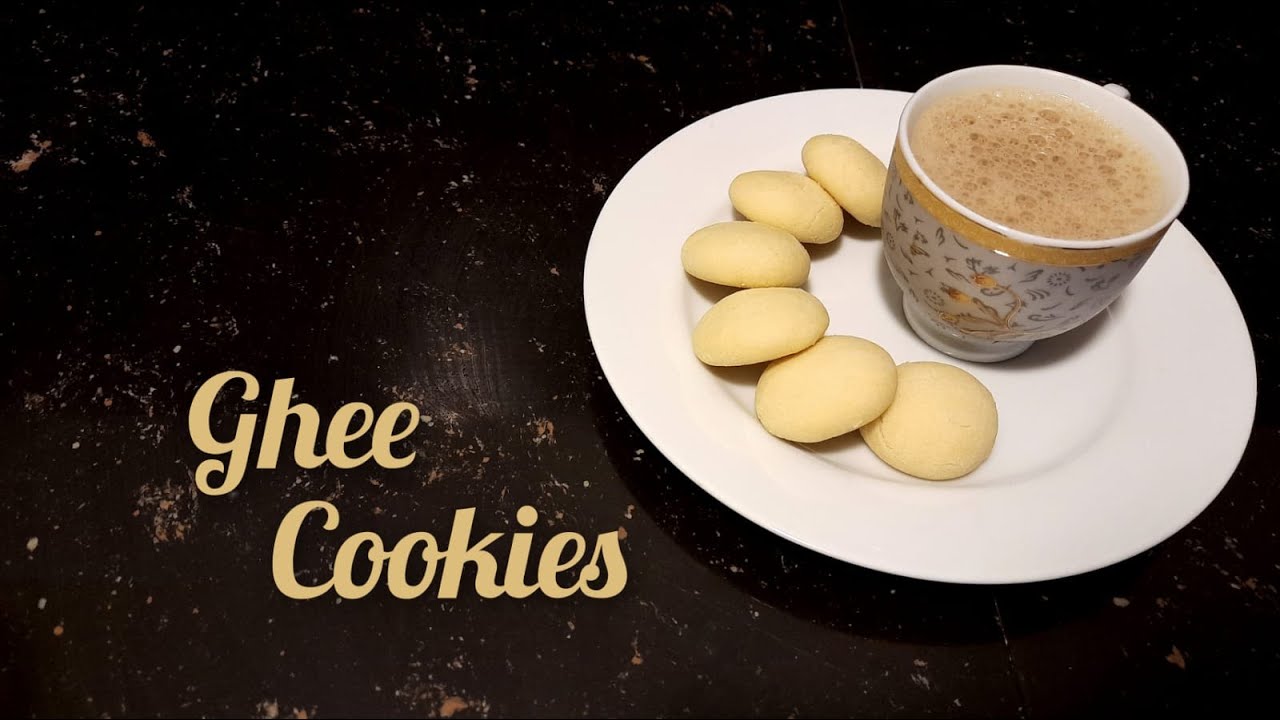 Ghee Cookies Homemade Cookie Recipe 3 Ingredients Only Vitz