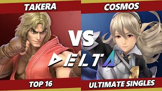 Delta 4 - Takera (Ken) Vs. Cosmos (Corrin, Pyra Mythra) Smash Ultimate - SSBU
