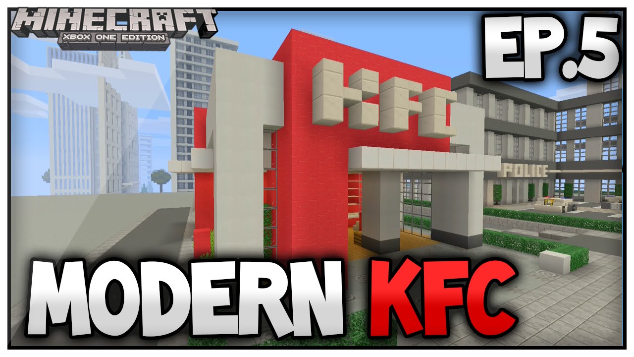 Minecraft Modern City Tours - Modern KFC (EP.5) - YouTube