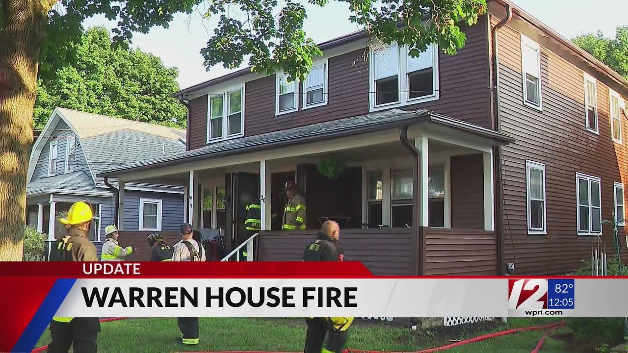 8 displaced by Warren house fire - YouTube