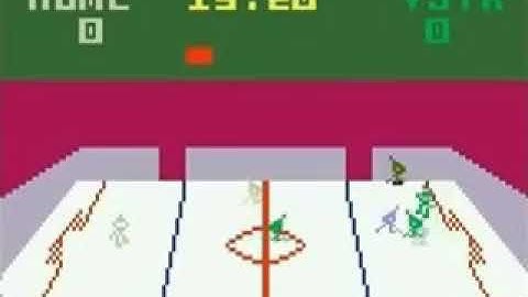 NHL Hockey - Mattel Intellivision - Archive Gameplay 🎮