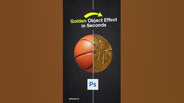 Adobe Photoshop 2025 tips- how to Turn Any Object Into Gold! #mostafadesign