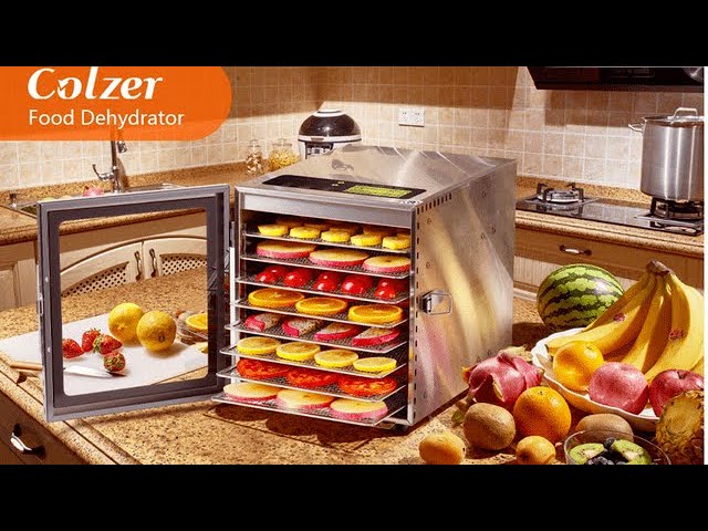 Colzer Food Dehydrator with 12 Stainless Steel Trays - Clean Water Mill