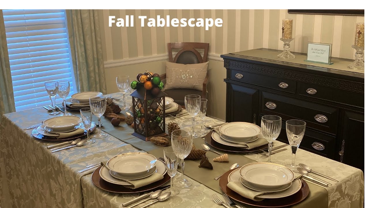 Pure Elegance Tablescapes Episode 18: Fall Tablescape
