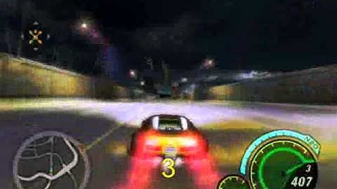Bugatti Veyron - Need For Speed Underground 2 (503 km/h) "New Record"