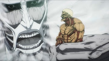Reiner VS Warhammer Titans - Pieck Consecutive Transforms 4K