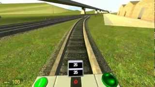 Automatic lagless maglev bogies demonstration [Gmod]