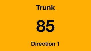 [Go-Ahead] Trunk Bus Service 85 - Direction 1 Hyperlapse
