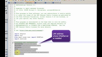 DXspider DXforward - DX cluster node sysop messaging to email setup on Windows.