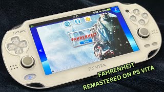 Install & Play Fahrenheit on Playstation Vita! screenshot 3