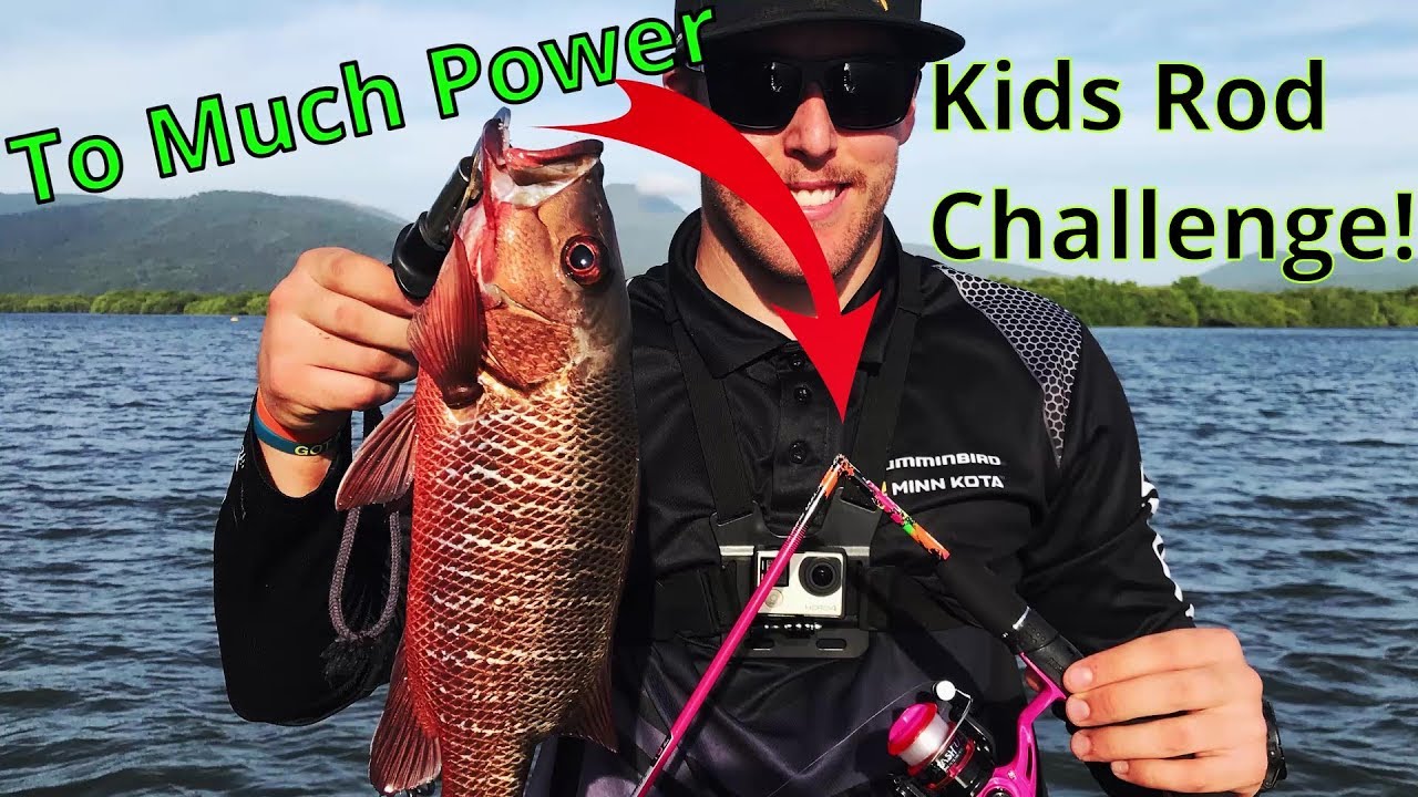 10 Kids Rod Fishing Challenge/SNAPPED YouTube