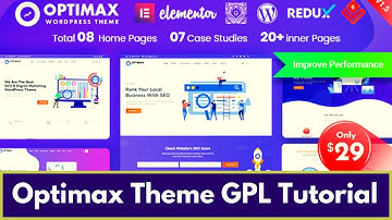 Optimax Theme GPL Demo Installation⚡️Activation Guide - Real GPL