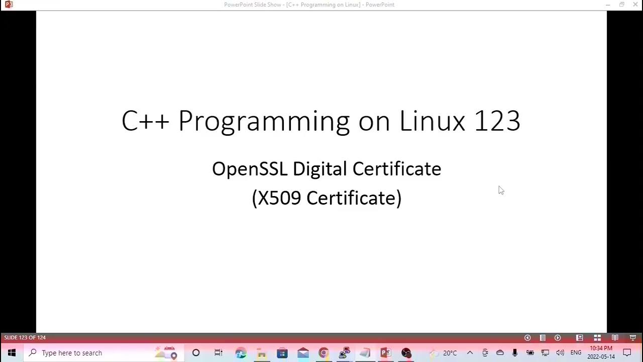 C++ programming on Linux - OpenSSL X509 Digital Certificate - YouTube