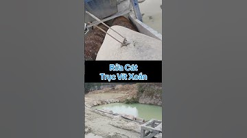 Rửa cát ướt - Công nghệ rửa ướt - Tận thu lắng cắt với máy rửa cát trục vít, hệ thống vắt