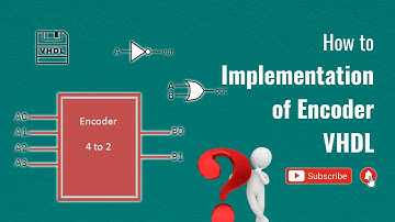 How to Implementation of Encoder VHDL