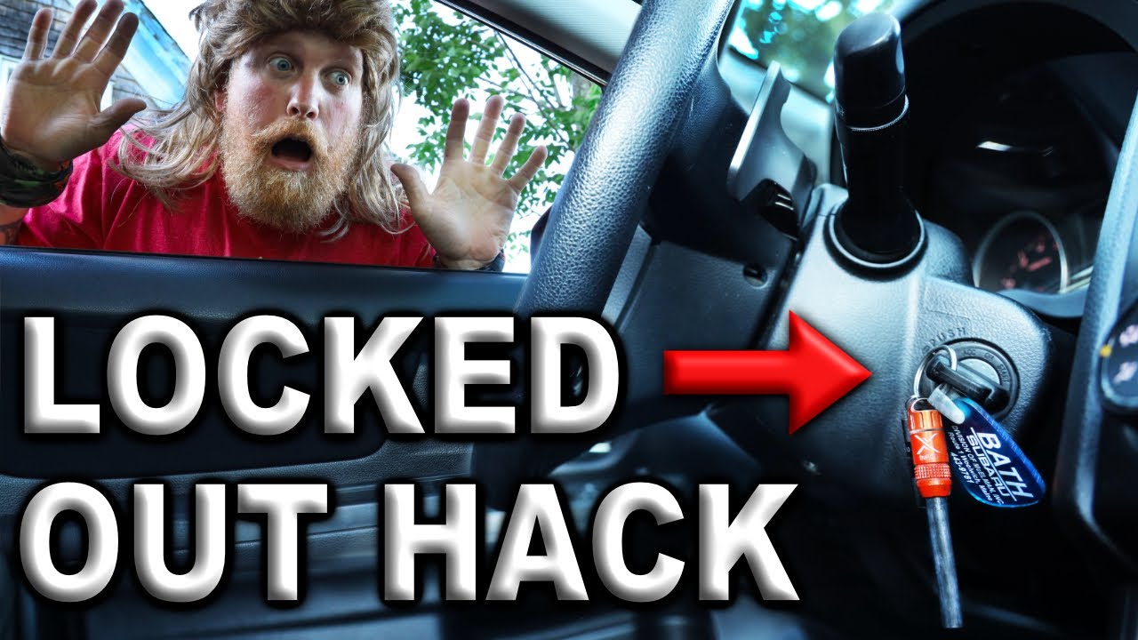 How To Unlock A Car Door With Just A Stick And A Pocket Knife #Macgyver (Without A Key!)