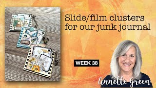 Making slide/film clusters for junk journals