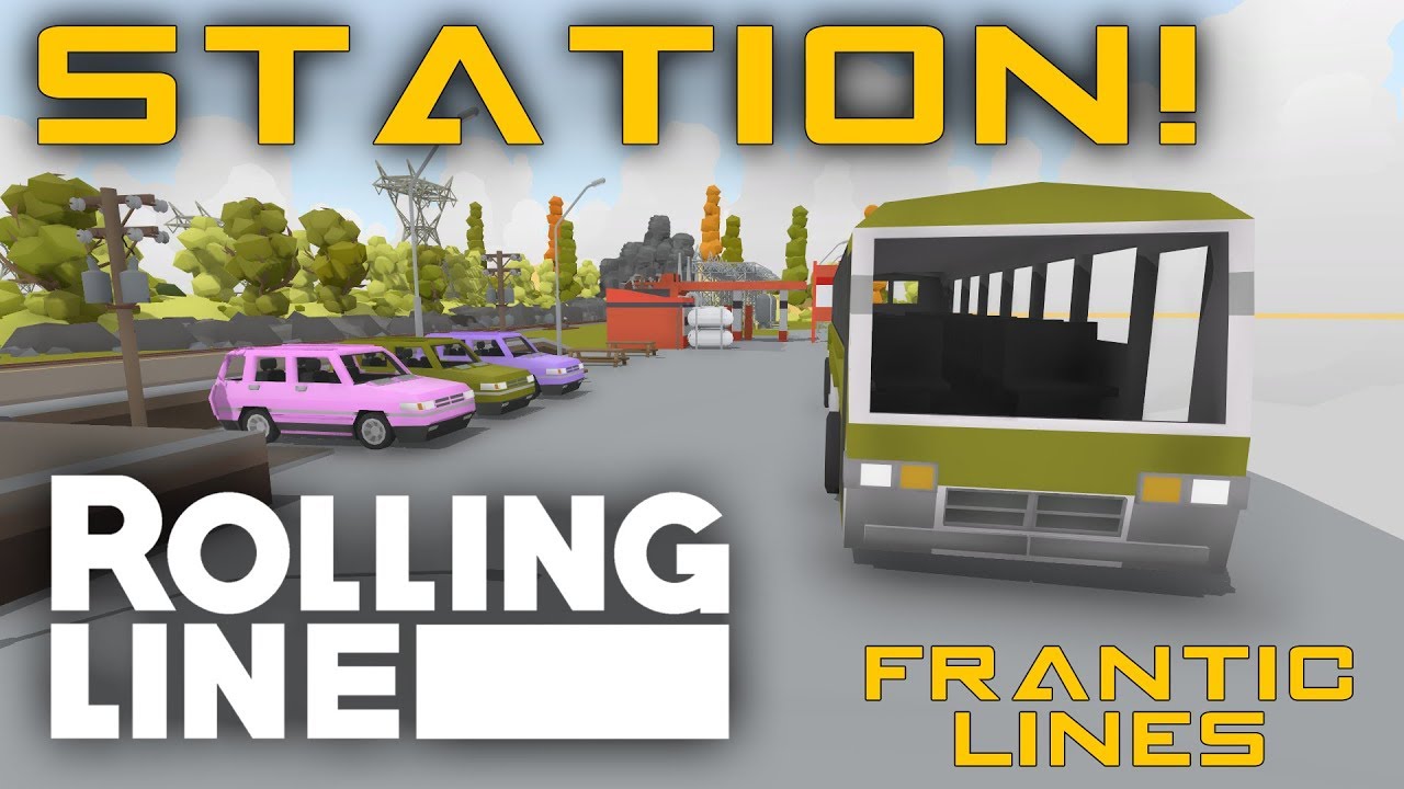Frantic Line STATION TUNNEL - Rolling Line - VR Toy Train Simulator - Frantic Lines ...