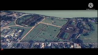 Murshidabad Hazarduari & Imambara. Drone camera view point