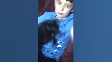 Old Video Of My Grandson And My Daughter Playing With Simba Then Simba Had Enough 