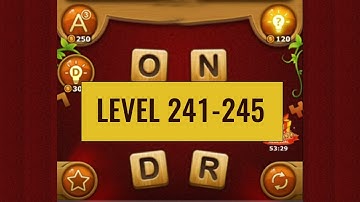 Word Connect Games level 241-245