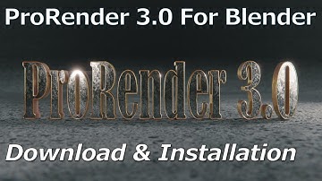 ProRender 3.0 for Blender Crash Course | Download and Installation