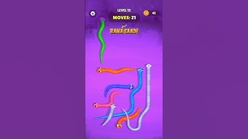 Snake Knot: Sort Puzzle Game 🐍🧩 Level 3 | Fun Brain Teaser & Smart Logic Challenge! | #gaming