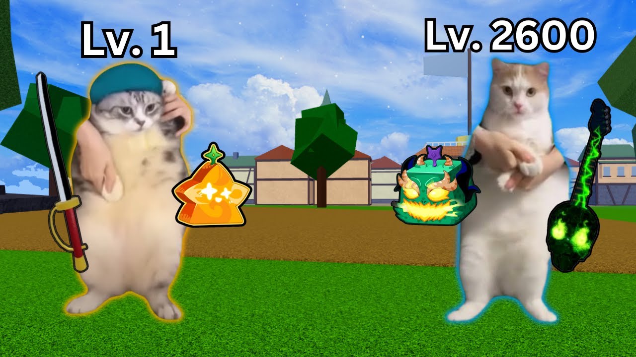 Blox Fruits But It's Cats. (ALL MOVIES) Compilation