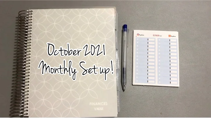 October 2021: Monthly Set up!