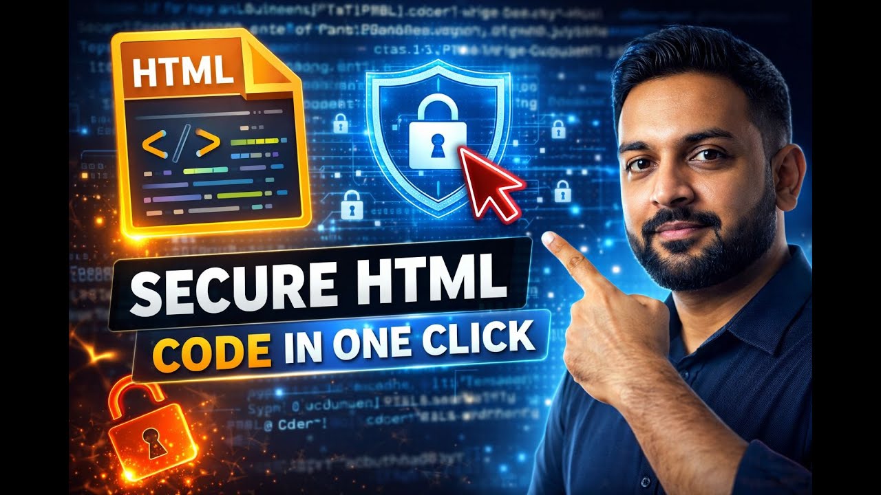 How To Secure Html Source Code In One Click - YouTube