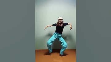 【AI Animation】Stop motion Dance animation  #stablediffusion #shorts #dance #stopmotion