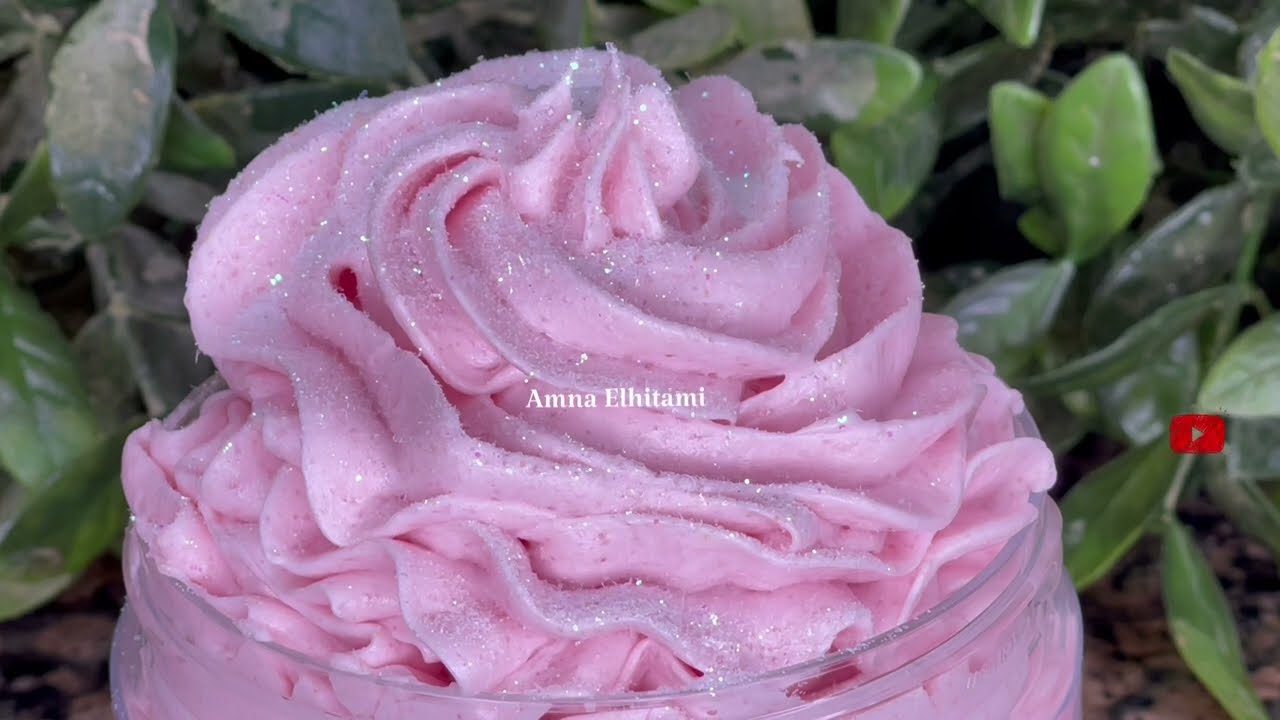 Flower foaming sugar scrub