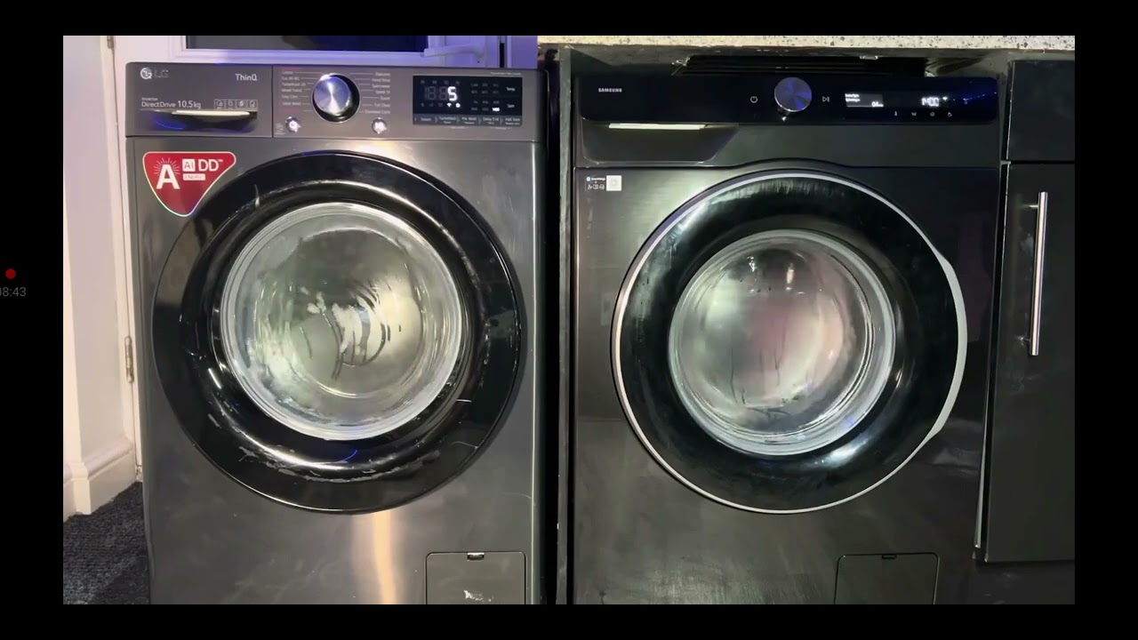 Course d'essorage Samsung bespoke ai vs lg aidd 1400tourmin 