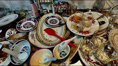 Dishwashing - Deep Cleaning ASMR with Soft Water Flow